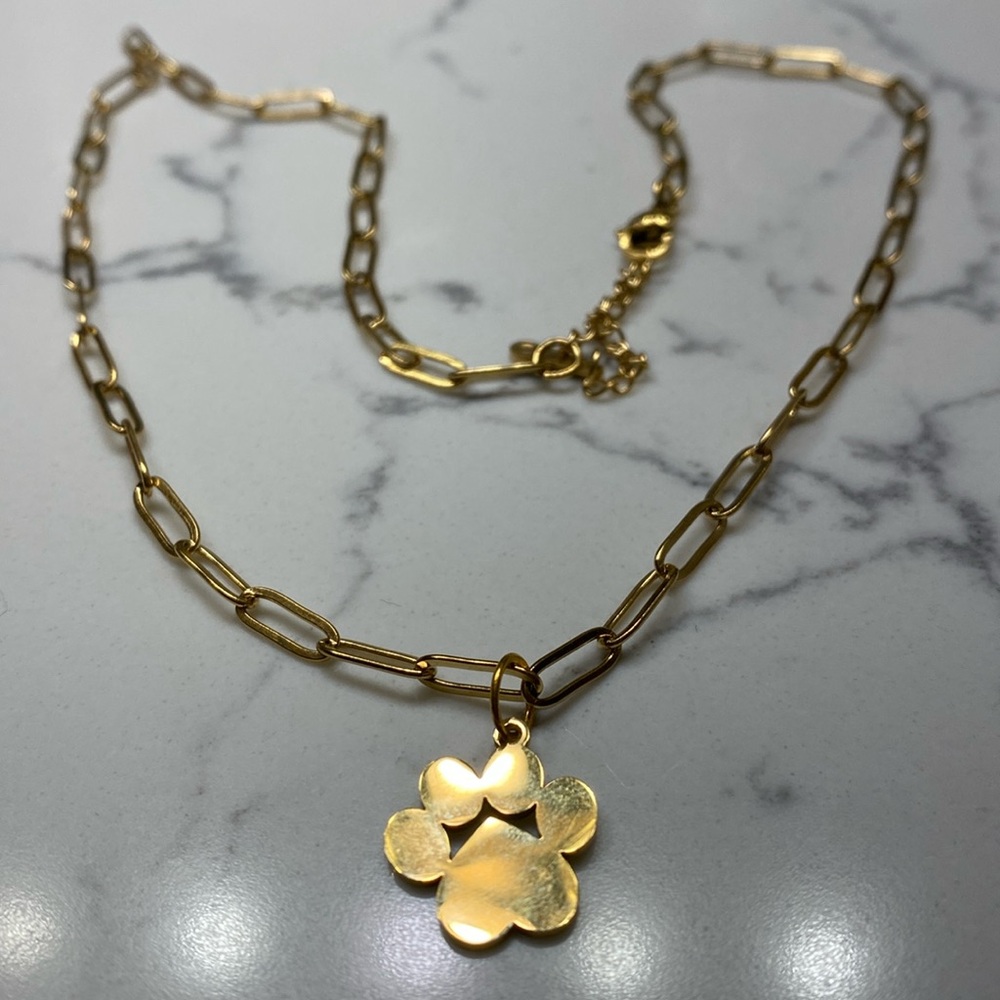 Paw Print Necklace
